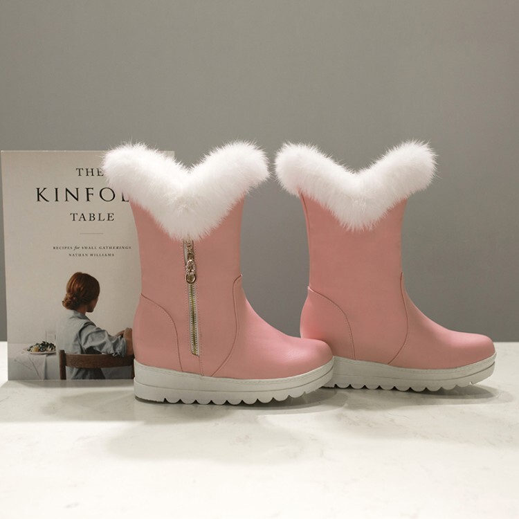 20220221242140034_750.jpg Women's Mid-Calf Fashion Boots PU Flat Round Toe Winter - Style e.html
