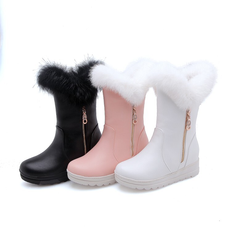20220221242140040_750.jpg Women's Mid-Calf Fashion Boots PU Flat Round Toe Winter - Style e.html