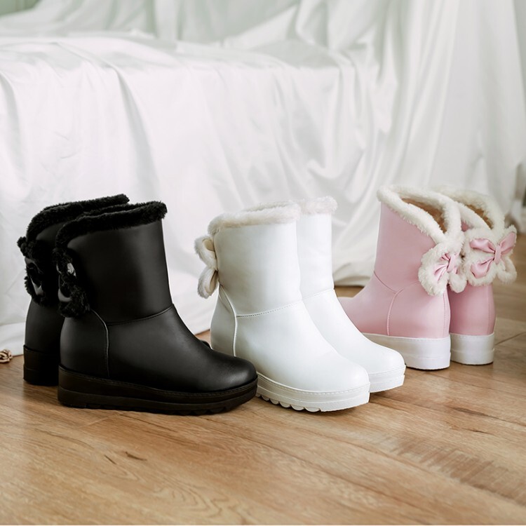 Women's Fashion Ankle Boots with Low Hidden Heel