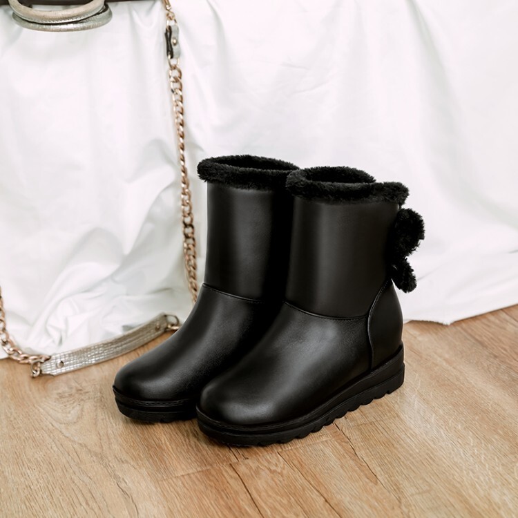 Women's Fashion Ankle Boots with Low Hidden Heel