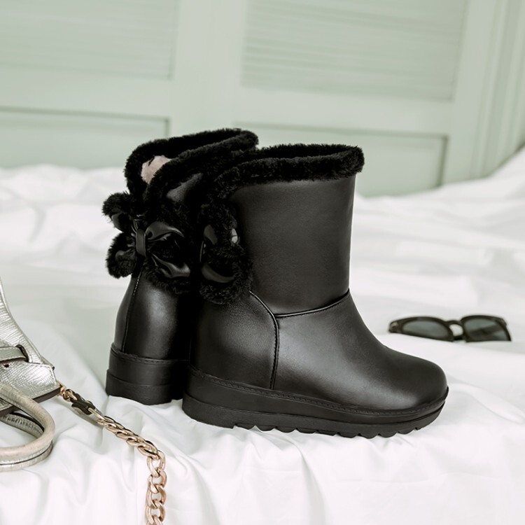 Women's Fashion Ankle Boots with Low Hidden Heel