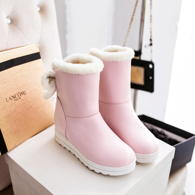 Women's Fashion Ankle Boots with Low Hidden Heel