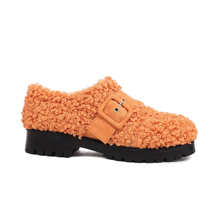 Women's Fashion Flat Loafers in Cotton Linen with Rubber Sole