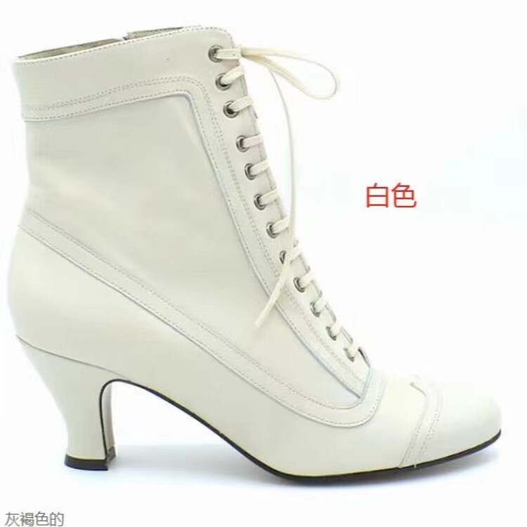 Women's Pointed Toe Stiletto Mid Heel Short Fashion Boots