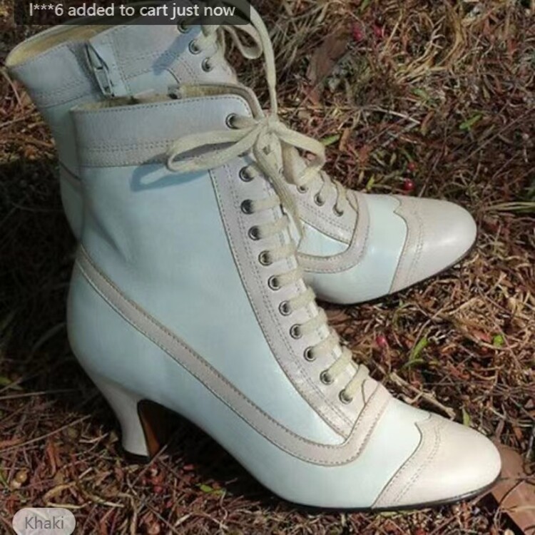 Women's Pointed Toe Stiletto Mid Heel Short Fashion Boots