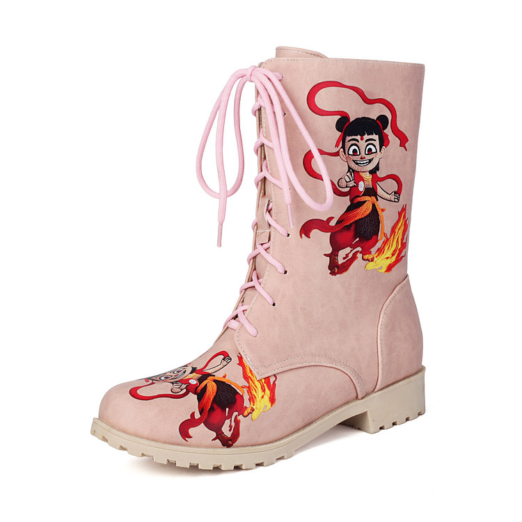 20250310683666022_750.jpg Women's Low Heel Square Heel Round Toe Short Boots - Style o.html