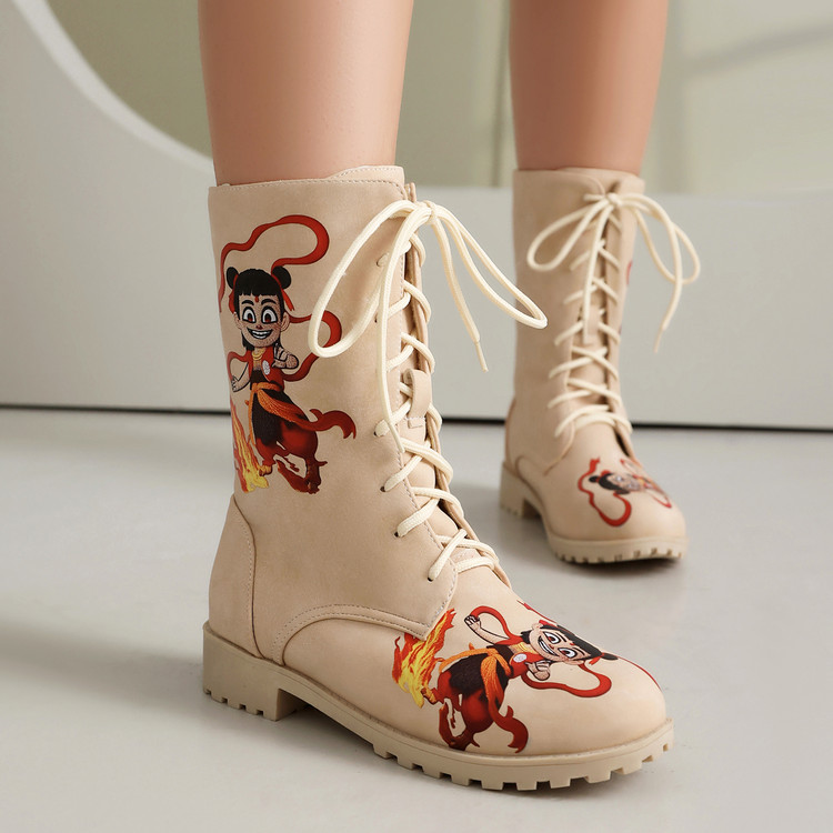 20250310683666029_750.jpg Women's Low Heel Square Heel Round Toe Short Boots - Style o.html