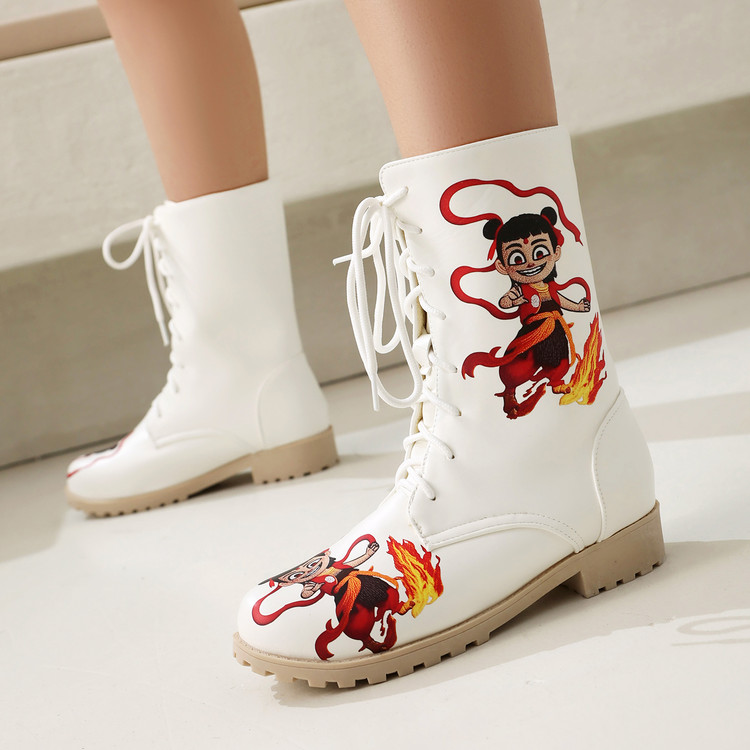 20250310683666032_750.jpg Women's Low Heel Square Heel Round Toe Short Boots - Style o.html