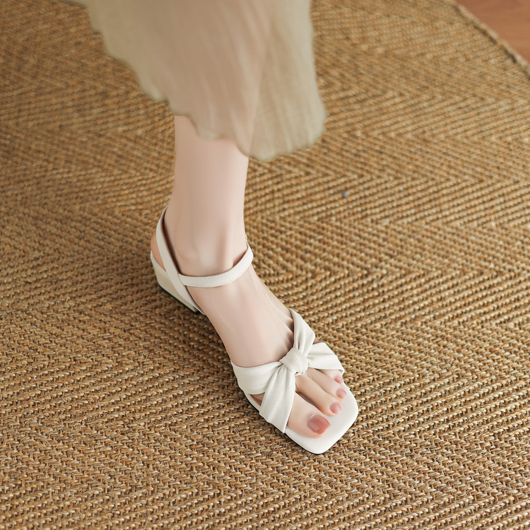 20250505948972043_750.jpg Women's Open Toe Chunky Mid Heel Sandals - Summer 2025 - Style g.html
